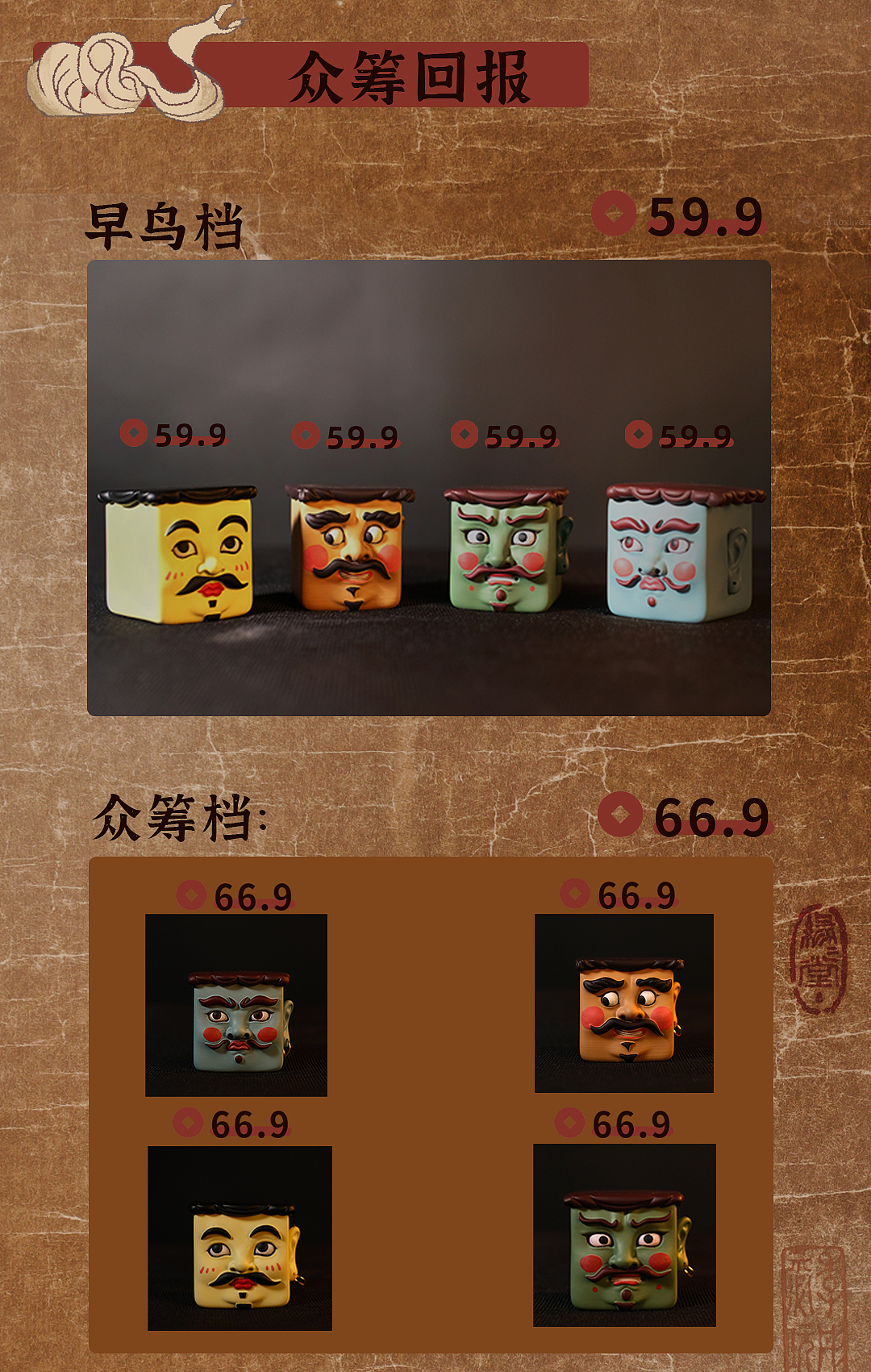 四大天王香插设计