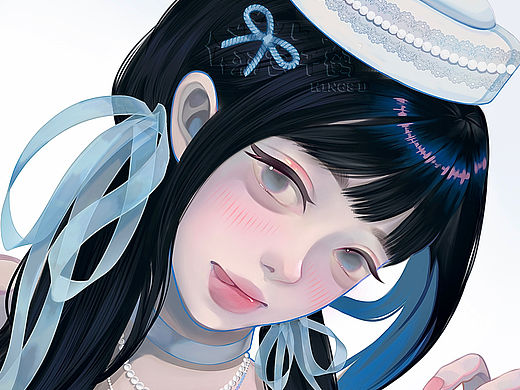 天呐，萌妹太可爱啦