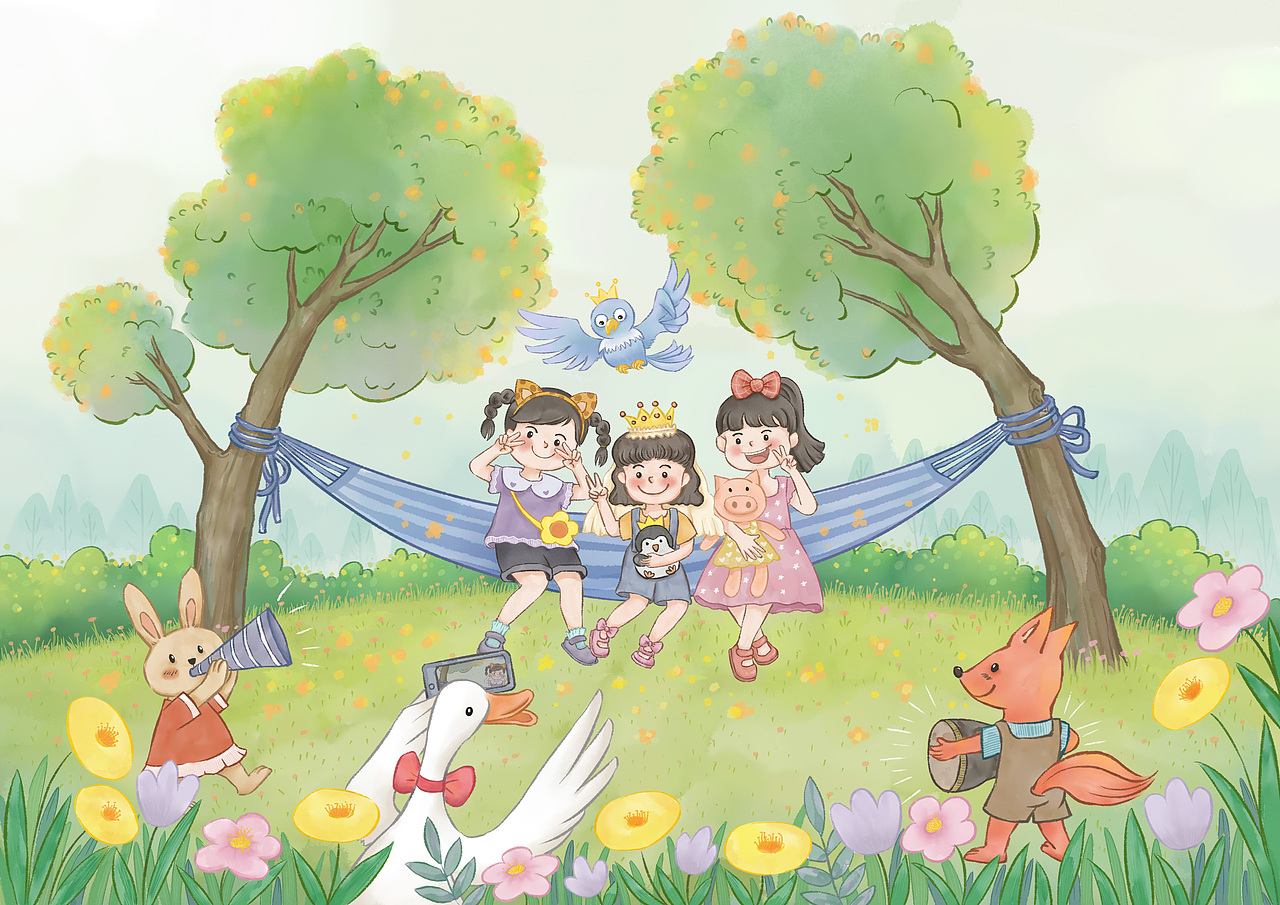 和伙伴们一起去春游~拍美照~开心~开心~.