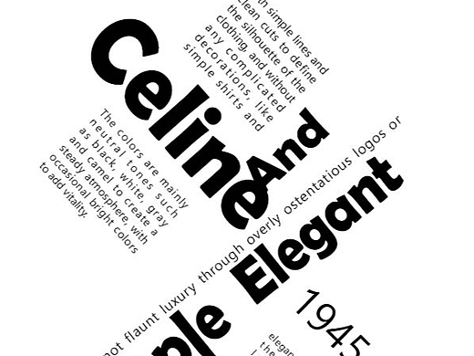 CELINE海报设计（个人主页-ZNzIxMzA3ODg=） - 海报 - 站酷设计师Z819260578原创素材 - 站酷ZCOOL