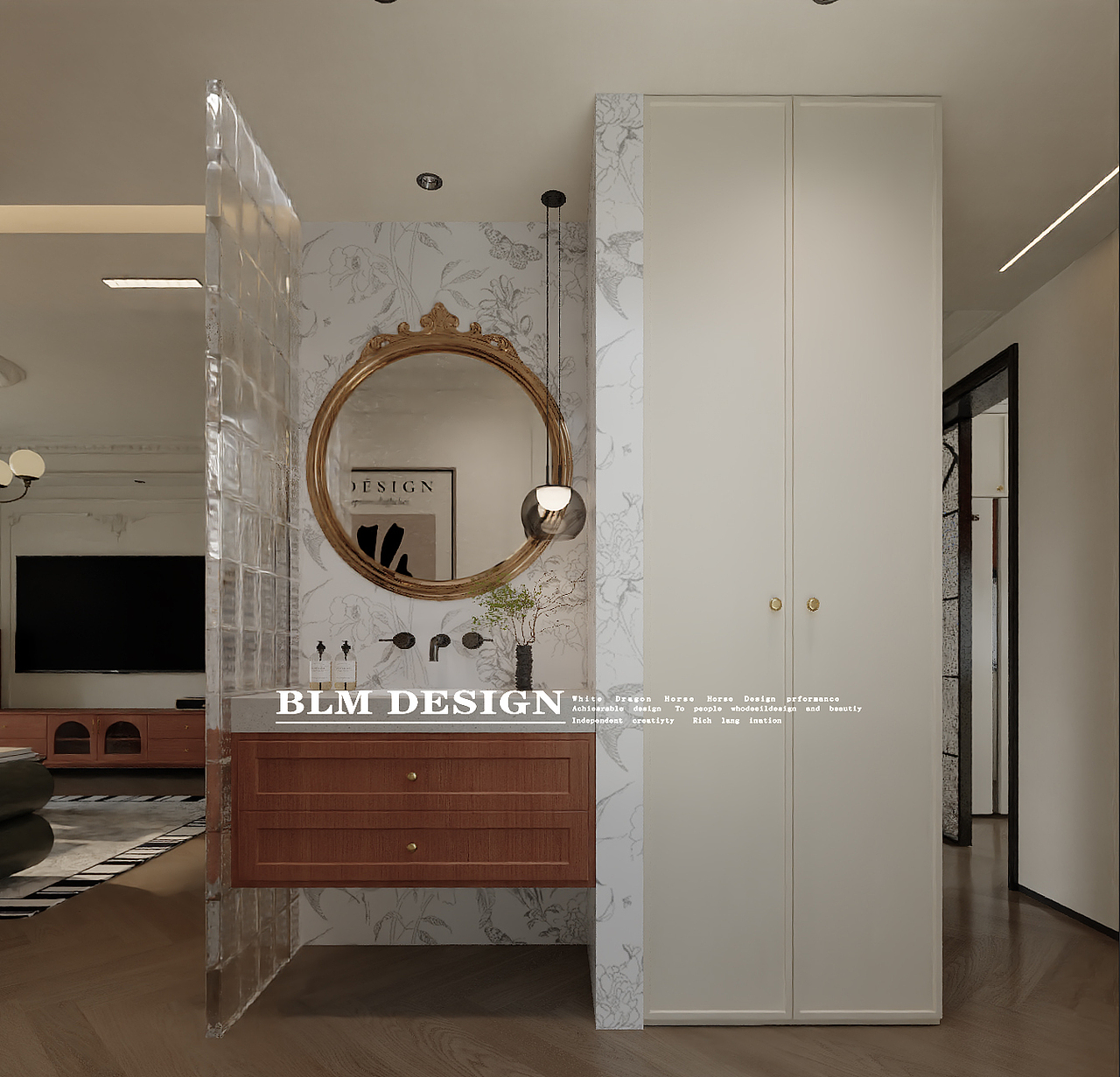 法式--白龙马效果图（图ZMzkyNjA0ODY4） - 其他空间 - 站酷设计师盐盐不咸原创素材 - 站酷ZCOOL