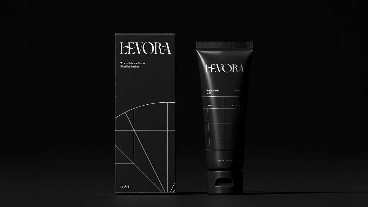 LEVORA 护肤品牌设计~理性之下的肌肤秩序(图ZMzkyNjA3MzAw) - 品牌 - 站酷设计师Tu一点设计原创素材 - 站酷ZCOOL