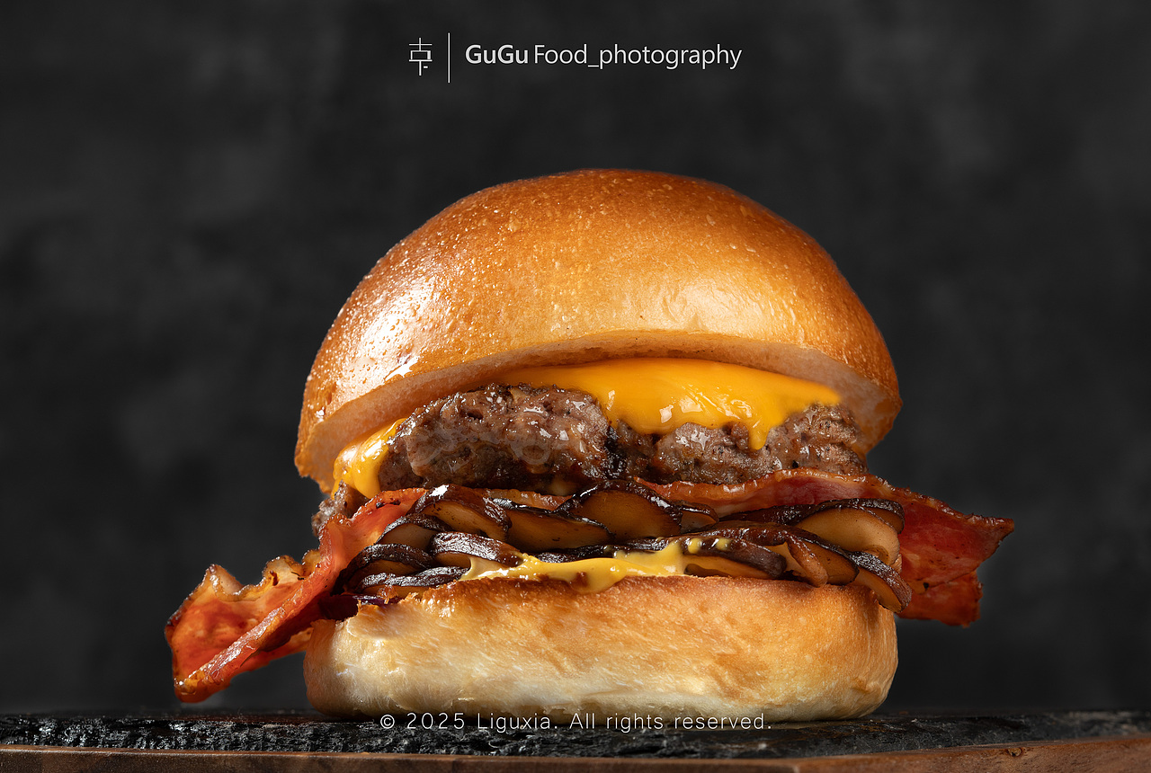 美式汉堡拍摄
