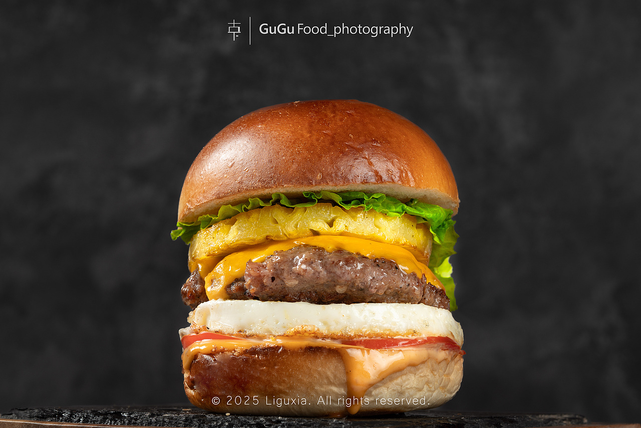 美式汉堡拍摄