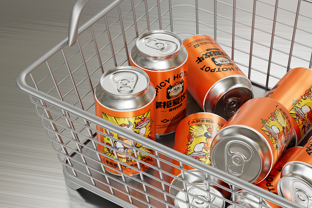 「掌柜爱炊牛」香辣焖锅品牌设计