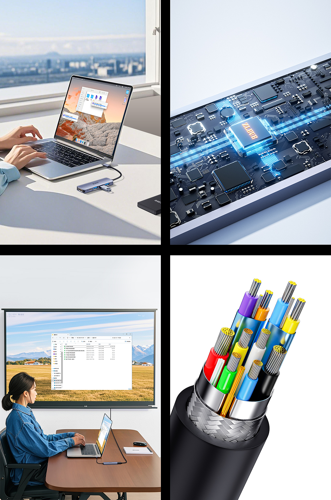 Type-C五合一扩展坞