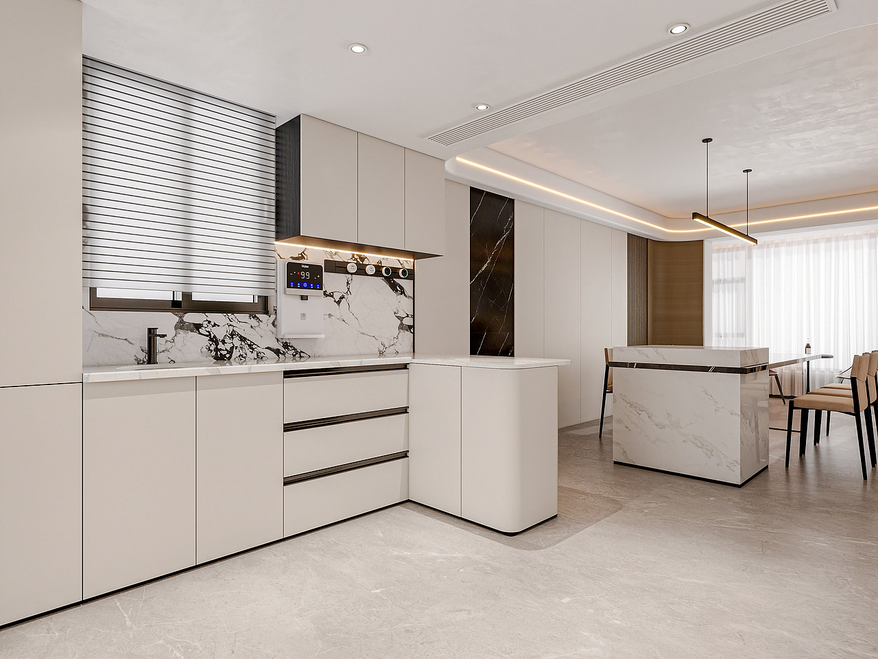 上海浅水湾花园(408平方现代简约别墅)