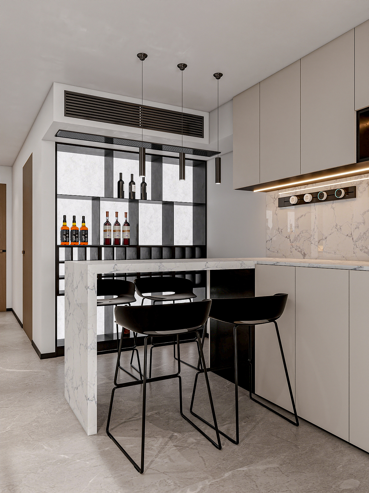 上海浅水湾花园(408平方现代简约别墅)