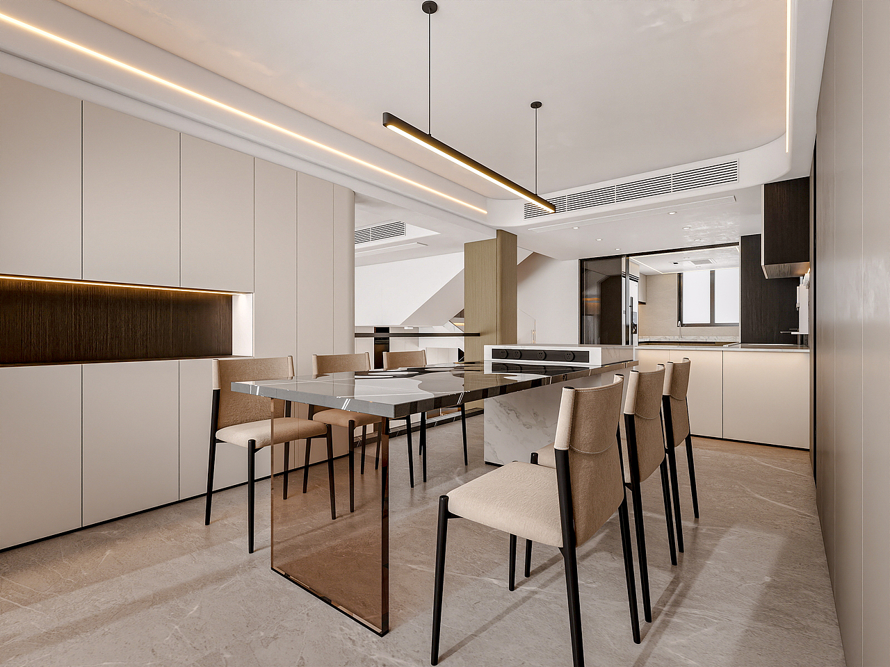 上海浅水湾花园(408平方现代简约别墅)