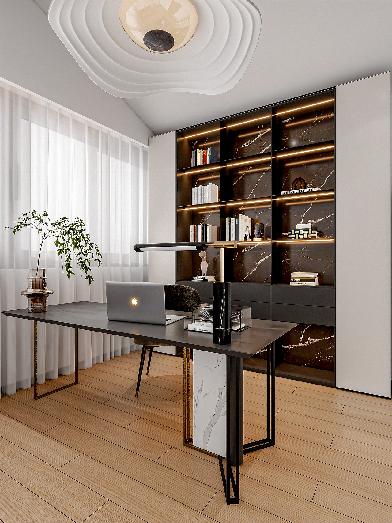 上海浅水湾花园(408平方现代简约别墅)