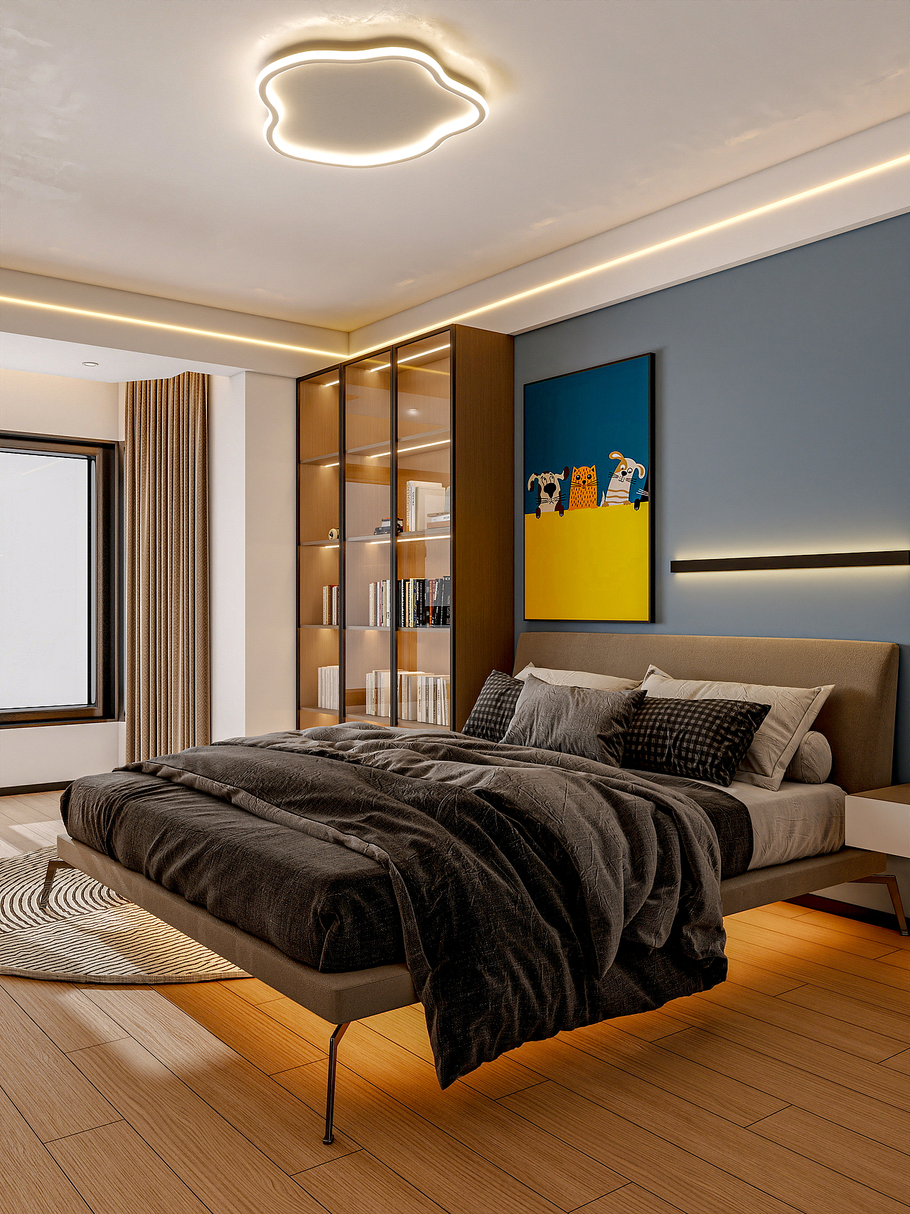 上海浅水湾花园(408平方现代简约别墅)