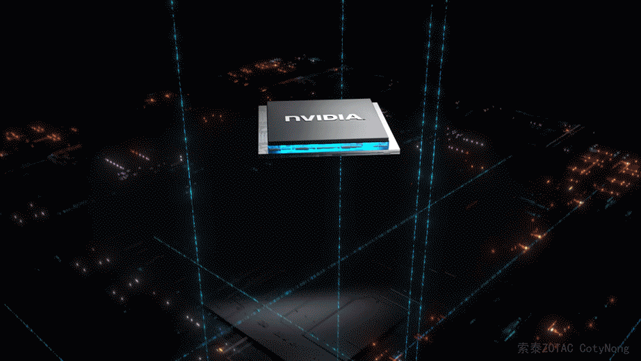 产品动画- 索泰RTX 5080 16GB 天启 OC显卡