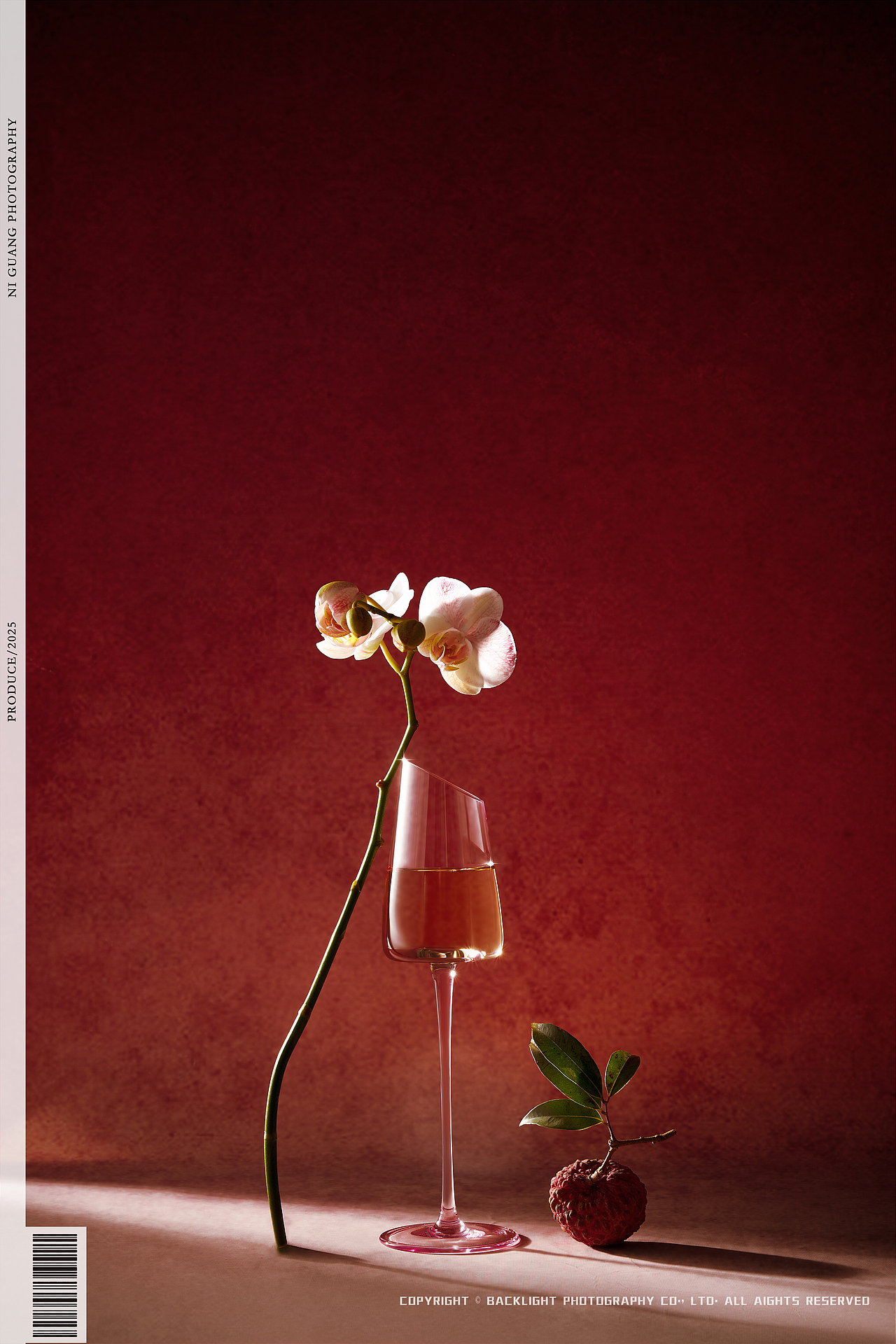 来一杯荔枝,红酒/复古风/静物创作摄影