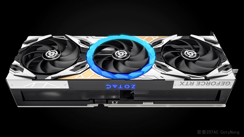 产品动画- 索泰RTX 5080 16GB 天启 OC显卡