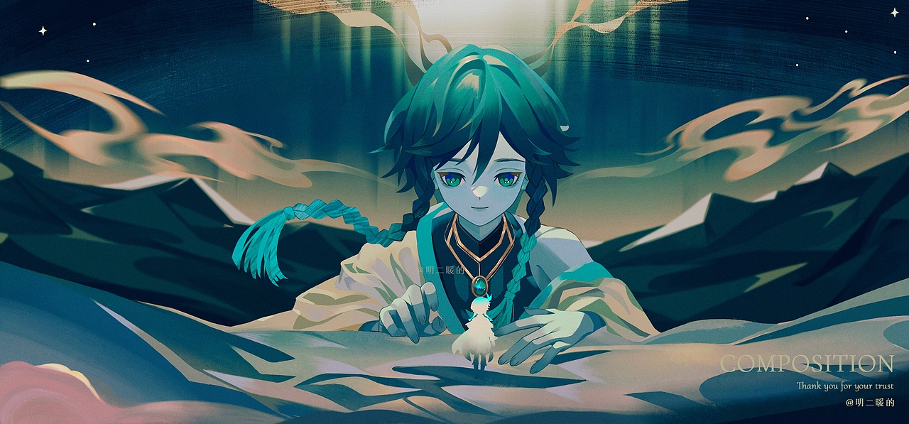温迪（图ZMzkyNjYyNjcy） - 创作习作 - 站酷设计师明二暖的原创素材 - 站酷ZCOOL