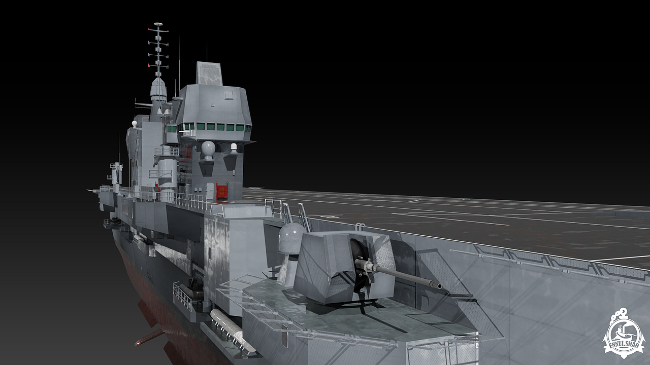 【Blender建模】第里雅斯特号两栖攻击舰