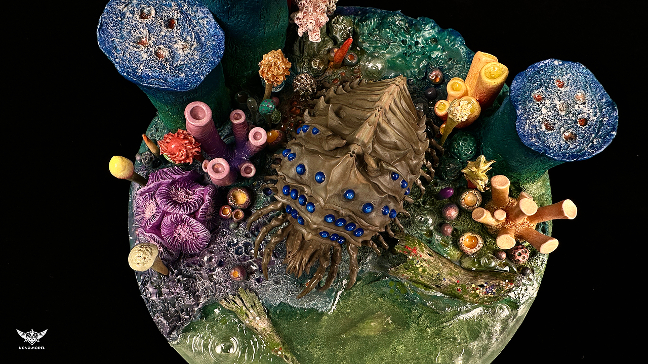 王虫都吃过吧！自制风之谷王虫手办《OHMU》（图ZMzkyNjY5NjA4） - 手办/模玩 - 站酷设计师NONOMODEL原创素材 - 站酷ZCOOL