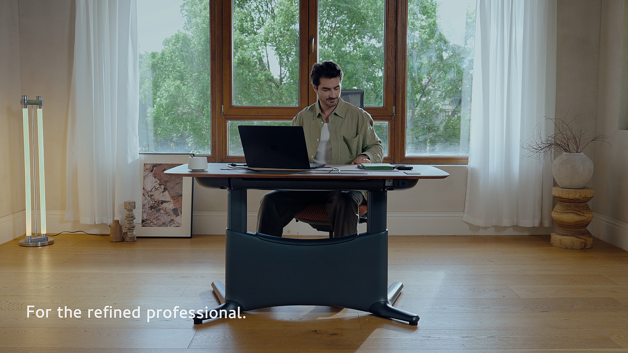 国内一线品牌升降桌学习桌椅拍摄正片