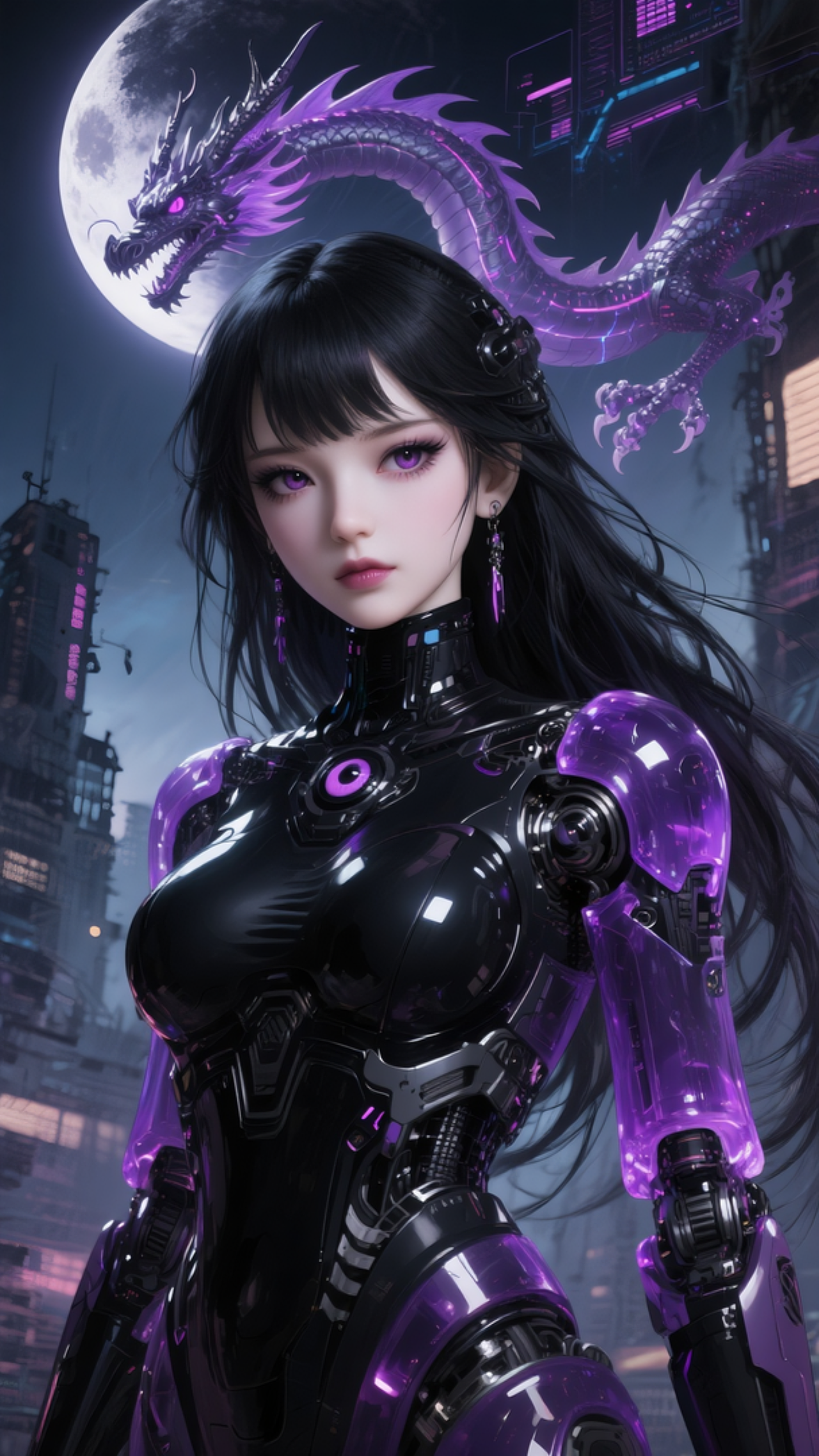 赛博朋克机械少女