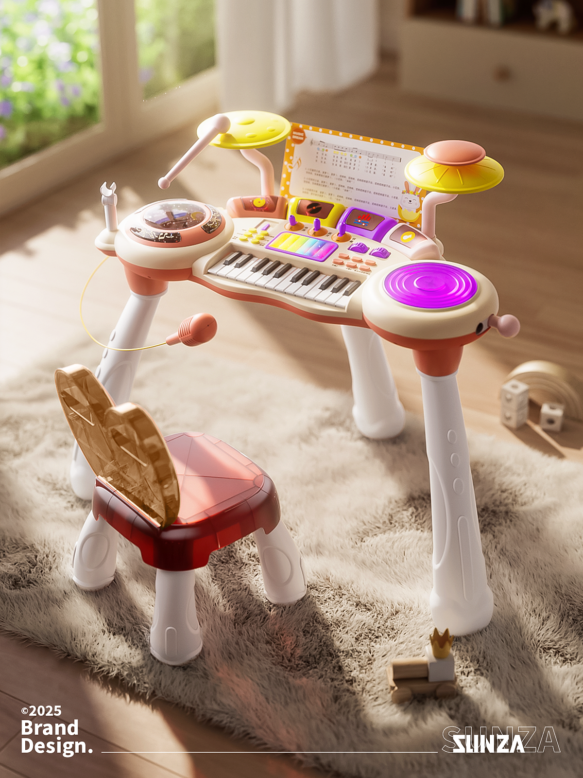 儿童多功能电子琴鼓 | 开启音乐之旅