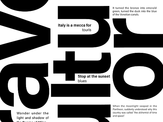 Typographic Editorial Spread – Culture + Concept