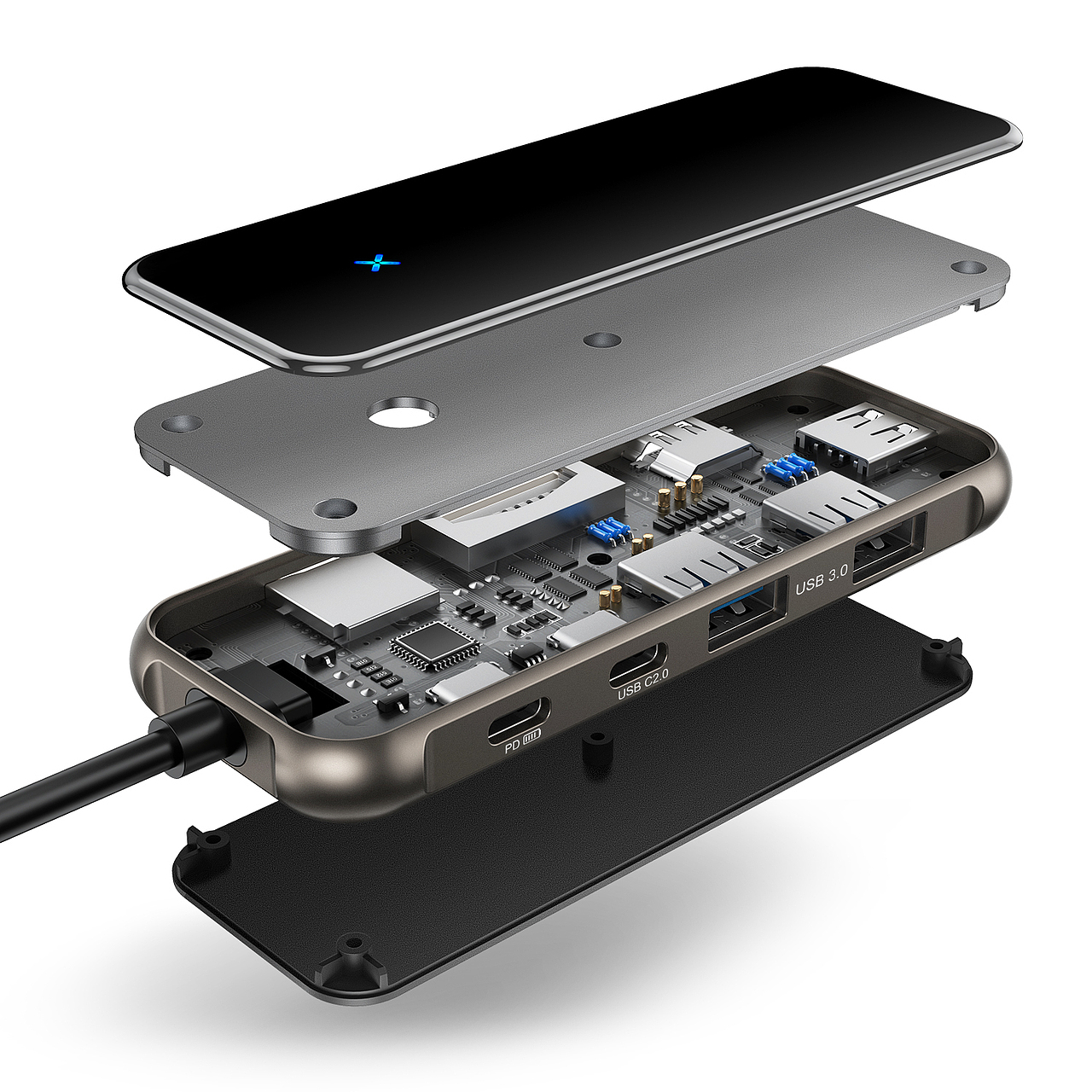 一组扩展坞产品渲染（图ZMzkyNjkyMzYw） - 产品 - 站酷设计师亚历山大大原创素材 - 站酷ZCOOL