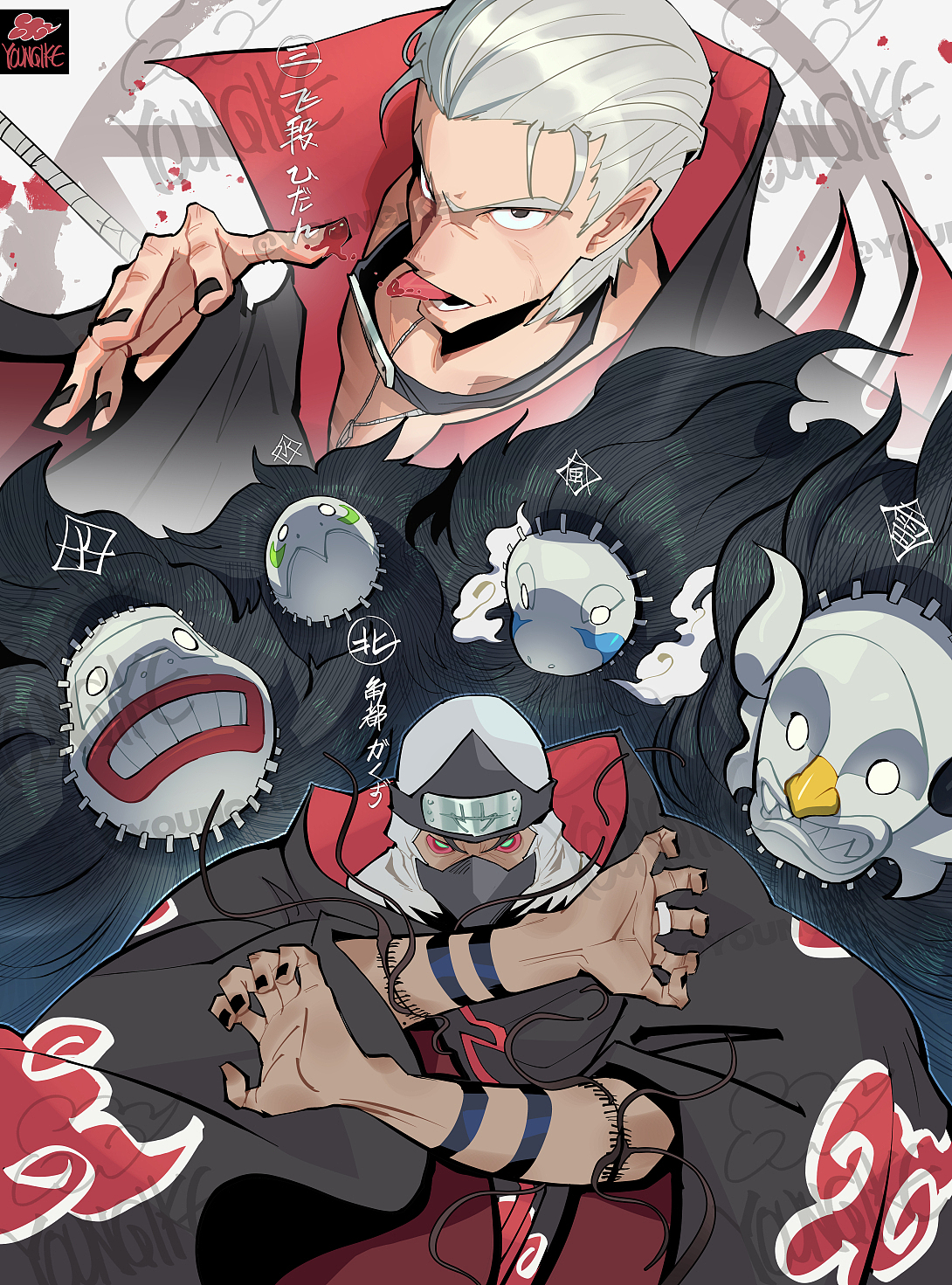 摸鱼日记-火影 第二弹(图ZMzkyNjkyMTA4) - 创作习作 - 站酷设计师YOUNGIKE原创素材 - 站酷ZCOOL