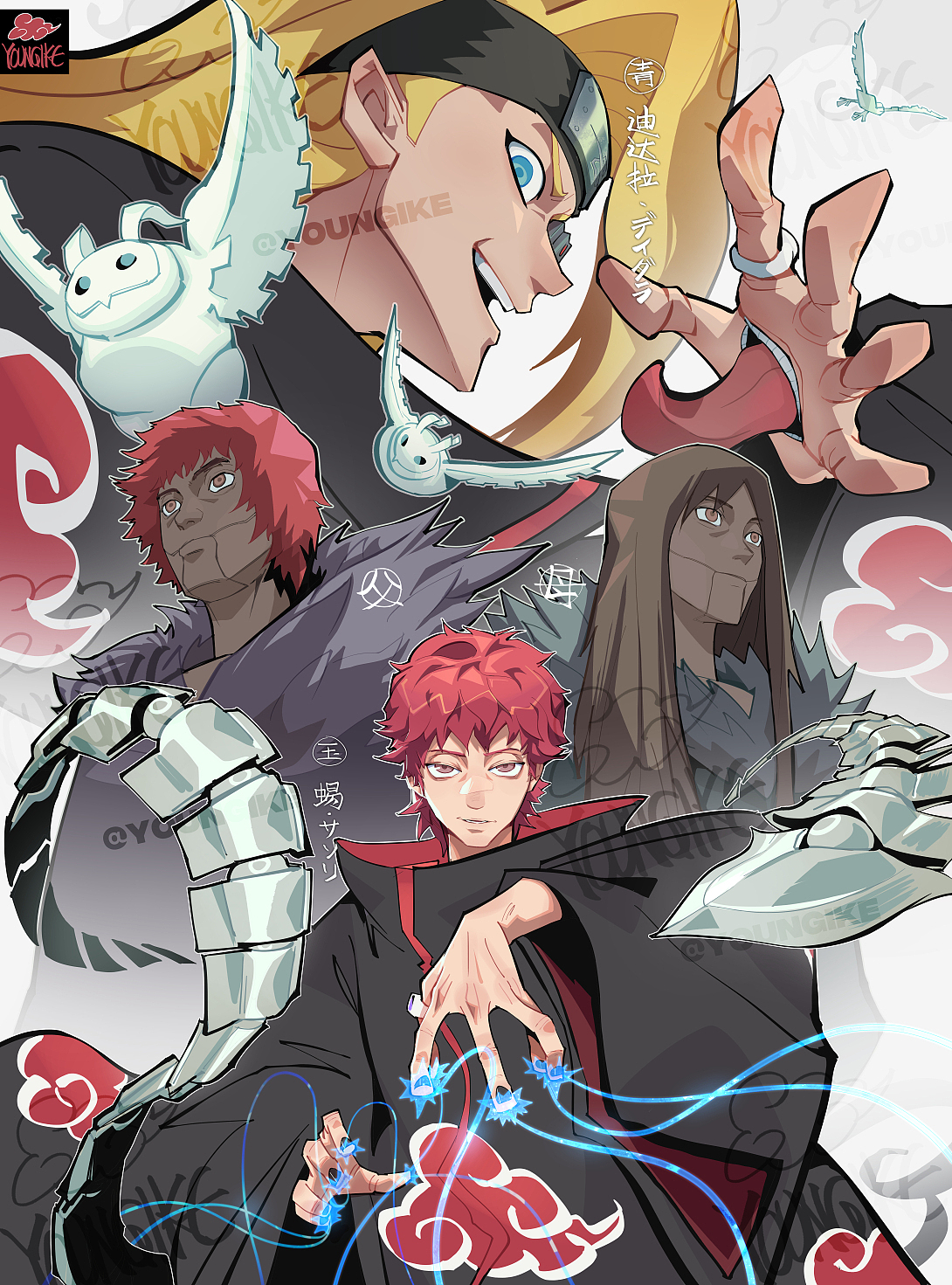 摸鱼日记-火影 第二弹(图ZMzkyNjkyMTA0) - 创作习作 - 站酷设计师YOUNGIKE原创素材 - 站酷ZCOOL