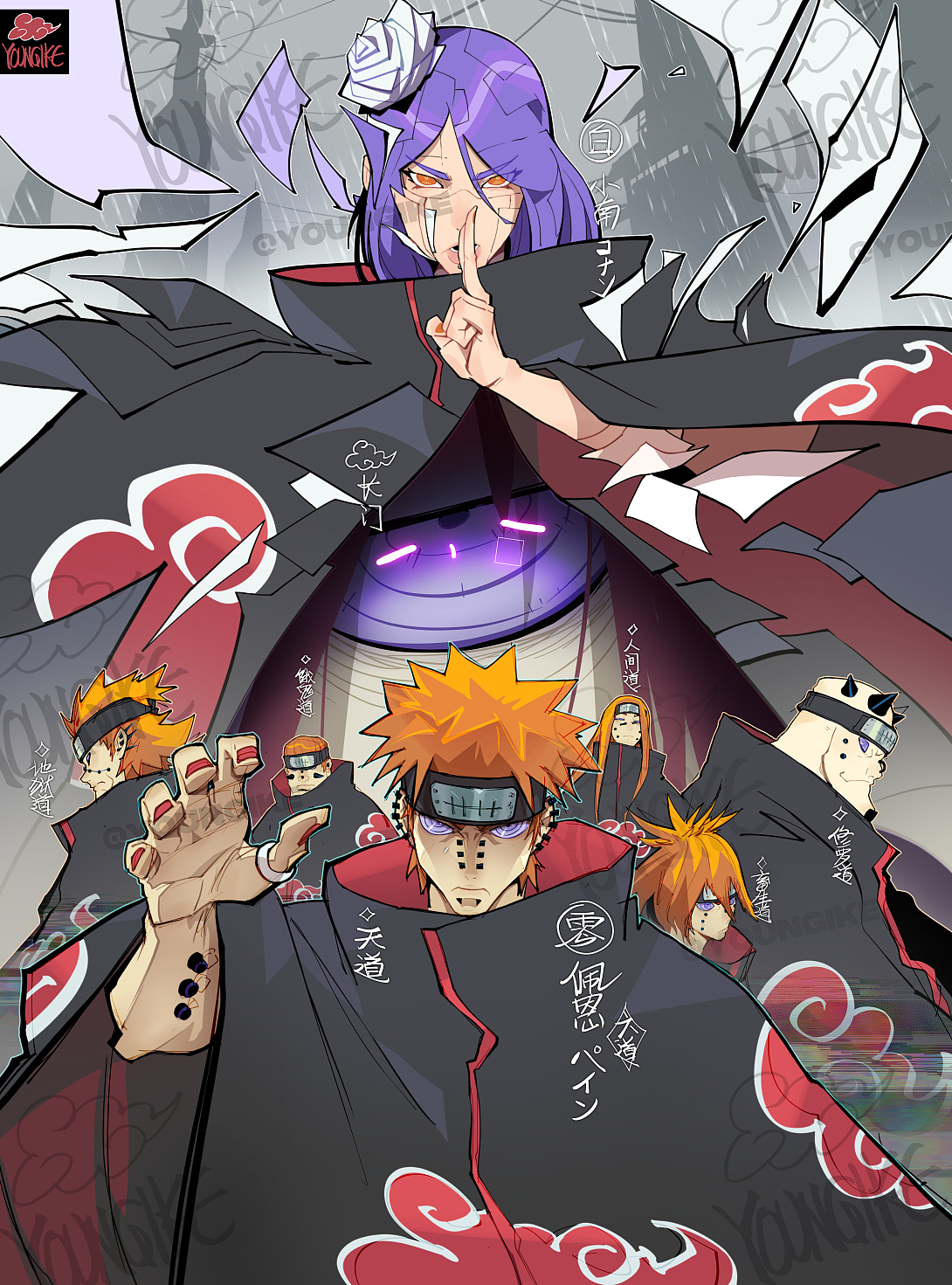 摸鱼日记-火影 第二弹(图ZMzkyNjkyMTIw) - 创作习作 - 站酷设计师YOUNGIKE原创素材 - 站酷ZCOOL