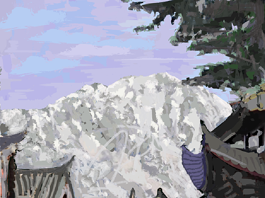 AI software creates landscape paintings