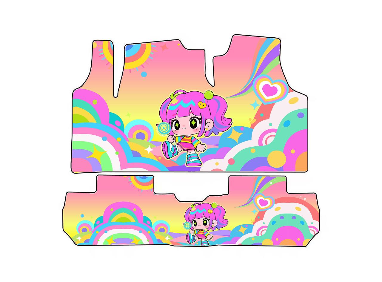 Lumin车贴设计——云端萌趣日常（图ZMzkyNzA3Nzgw） - 其他平面 - 站酷设计师风止时原创素材 - 站酷ZCOOL