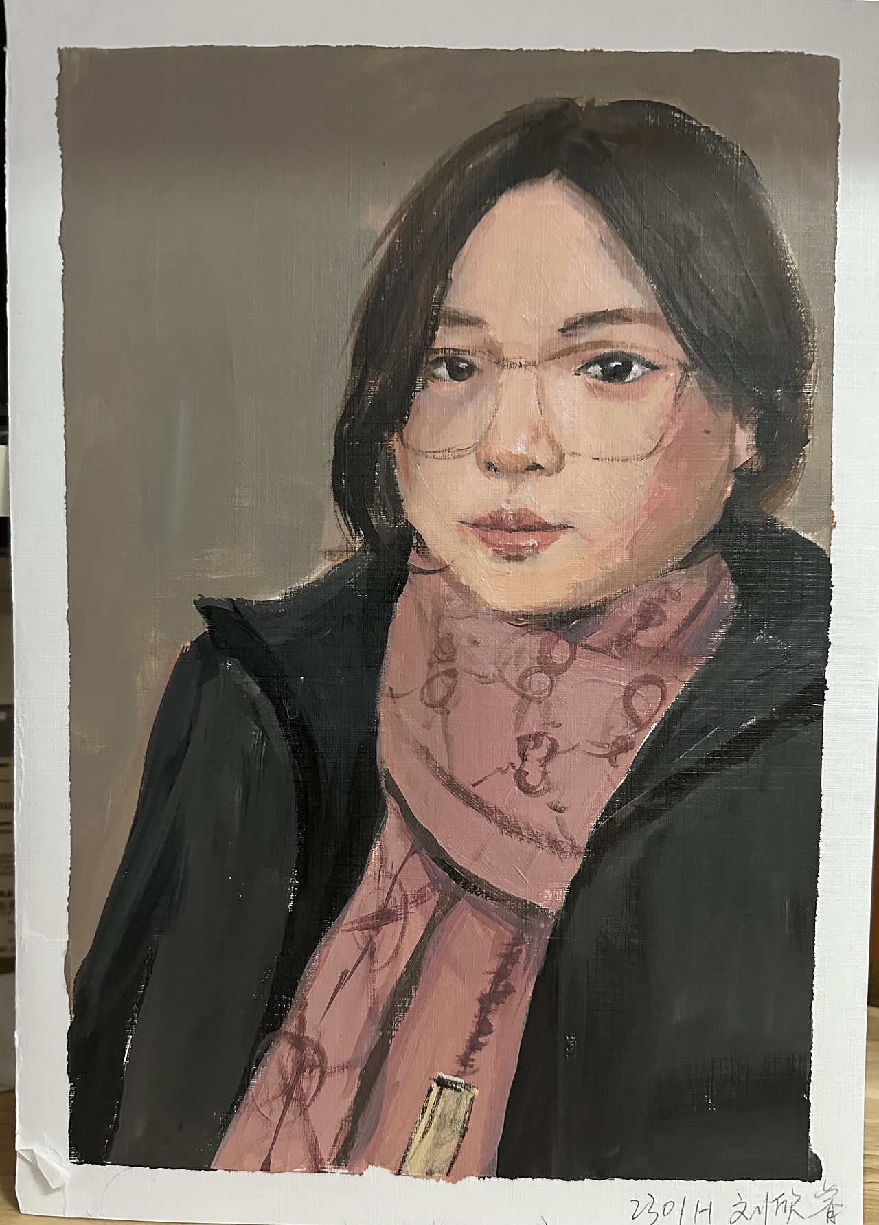 自画像（图ZMzkyNzAwNDY0） - 绘画 - 站酷设计师Z914210462原创素材 - 站酷ZCOOL