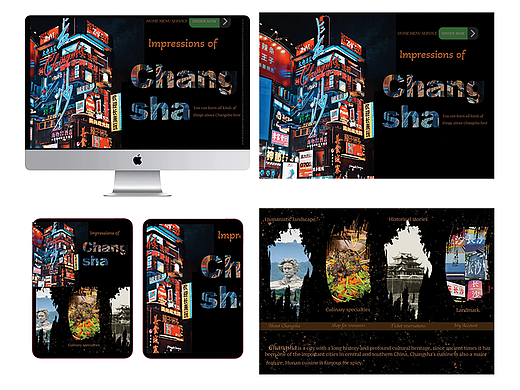 Travel website design