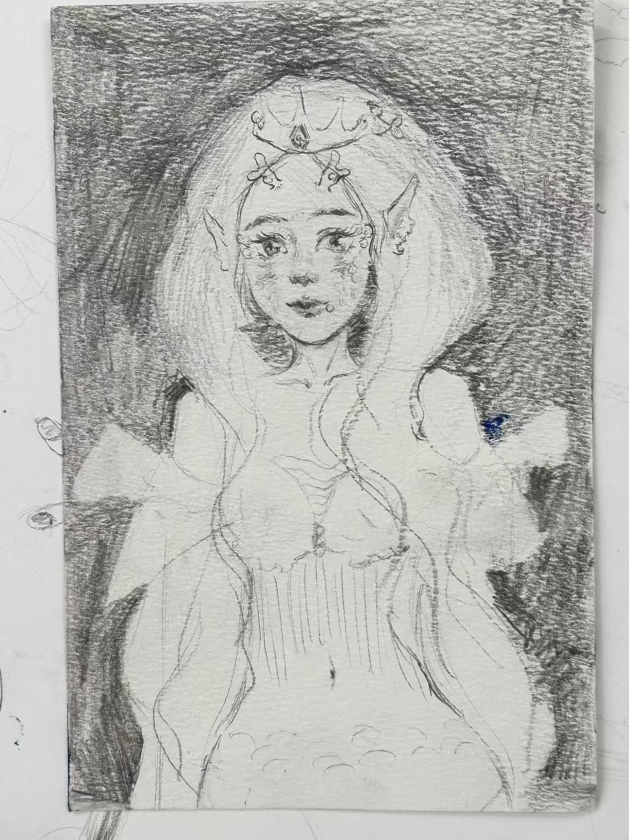 人鱼公主FSU优秀油画作品