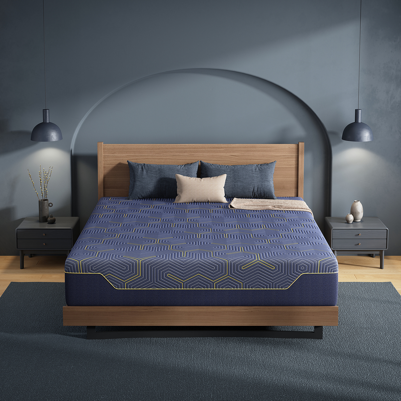 床垫产品建模渲染-电商平台-亚马逊主图A+/淘宝详情页（图ZMzkyNzExNjcy） - 产品 - 站酷设计师领头羊cg原创素材 - 站酷ZCOOL