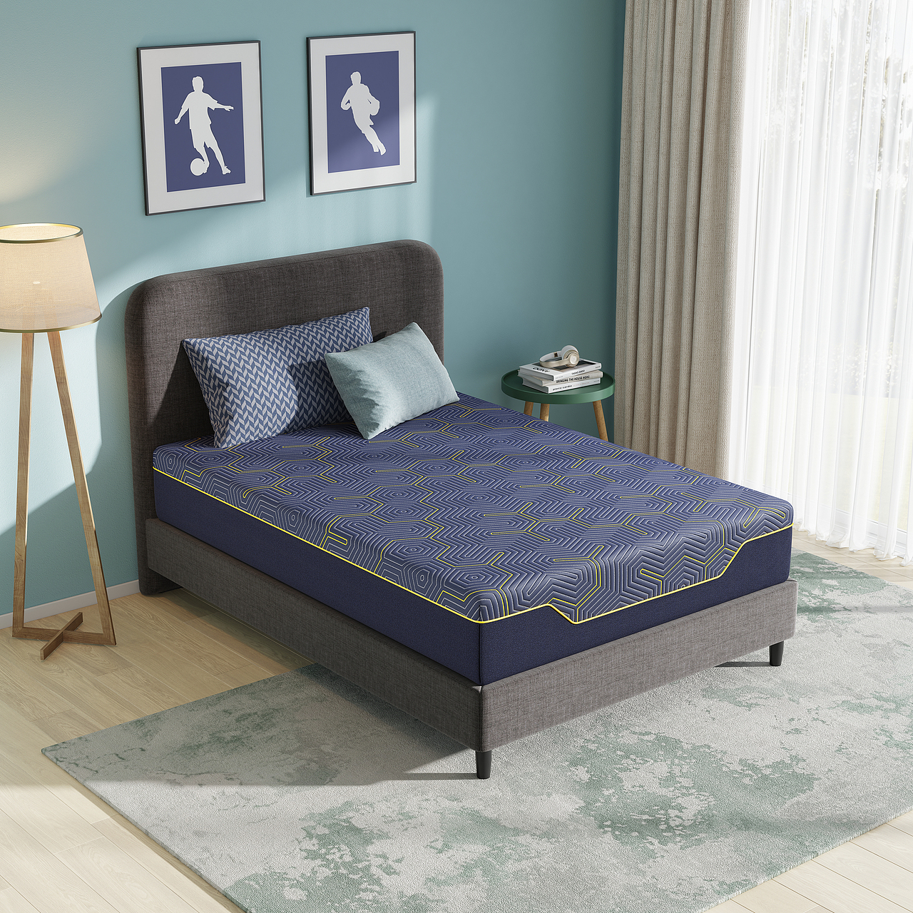 床垫产品建模渲染-电商平台-亚马逊主图A+/淘宝详情页（图ZMzkyNzExNzI4） - 产品 - 站酷设计师领头羊cg原创素材 - 站酷ZCOOL