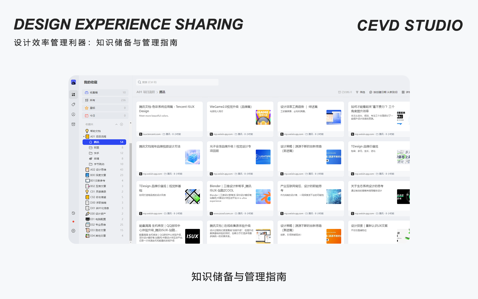 设计效率管理利器：知识储备与管理指南（图ZMTUxMzUyNjQ=） - 观点 - 站酷设计师Carson_Vision原创素材 - 站酷ZCOOL
