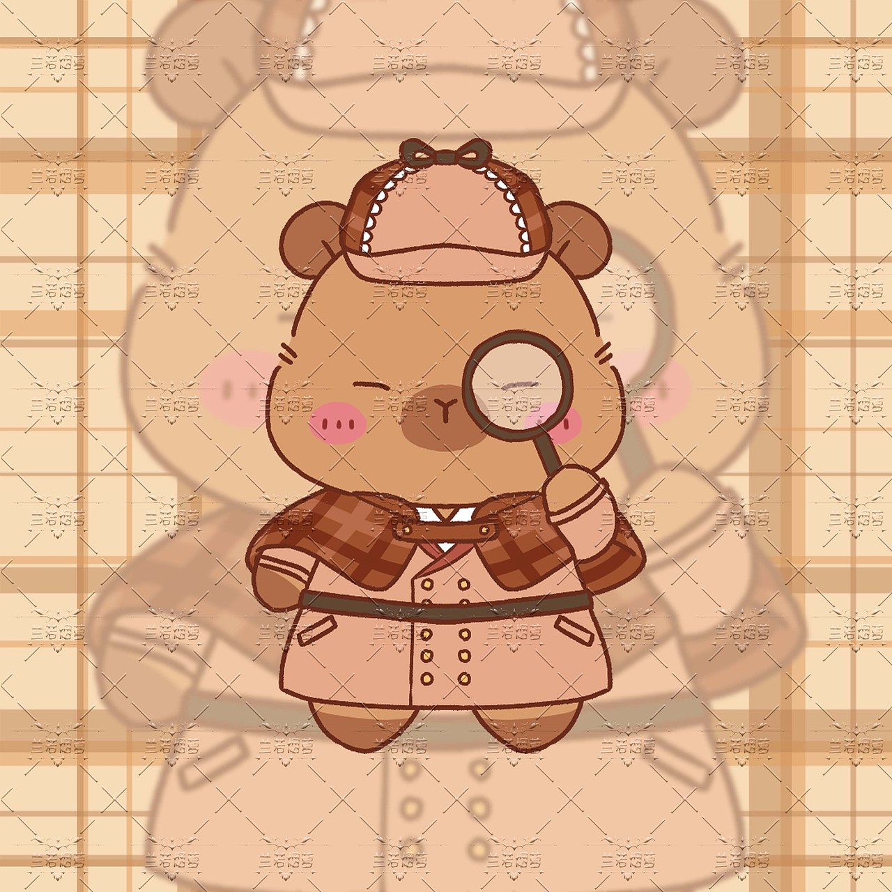 可愛(ài)小動(dòng)物之卡皮巴拉職業(yè)主題圖案（圖ZMzkyNzE5OTcy） - 商業(yè)插畫(huà) - 站酷設(shè)計(jì)師蘭若煙蘿原創(chuàng)素材 - 站酷ZCOOL