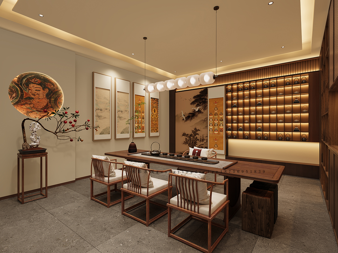 室内工装效果图