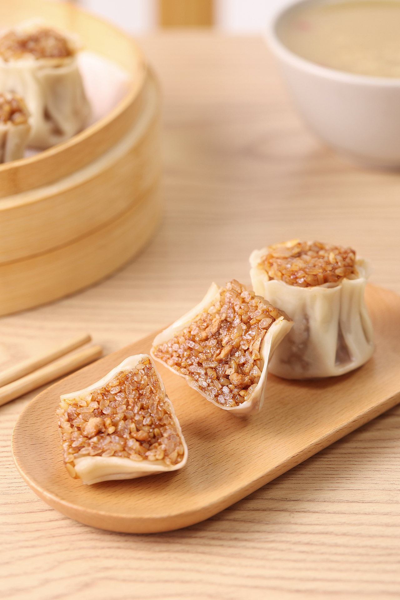 烧卖拍摄 中式早餐拍摄 美食拍摄