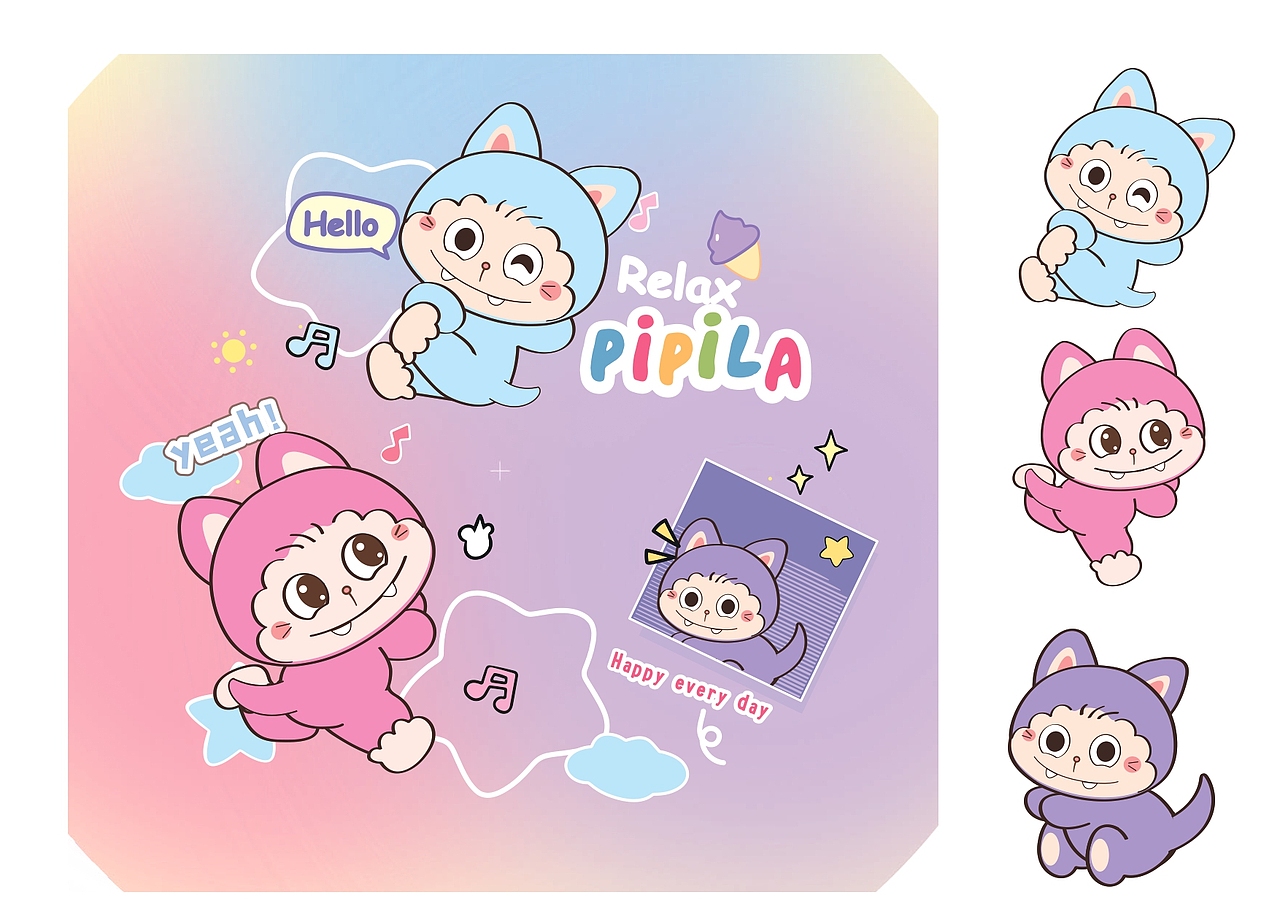 卡通IP | 皮皮拉(皮皮猫) PIPI CAT