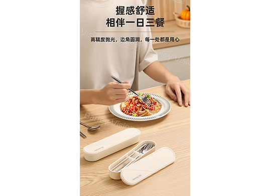 九阳餐具拍摄详情页制作-大麦商业摄影