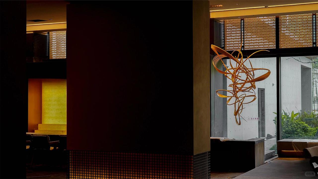 用竹书写禅意，风和雾的轨迹 | 酒店装置艺术（图ZMzkyNzU4MzI0） - 商业空间设计 - 站酷设计师迷路桃装置艺术原创素材 - 站酷ZCOOL
