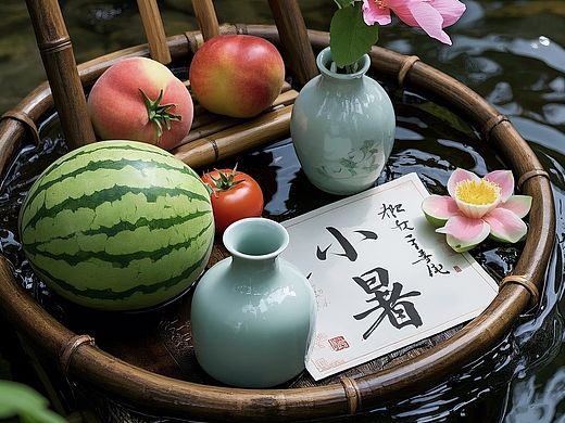 小暑入伏天，湖畔纳清凉。