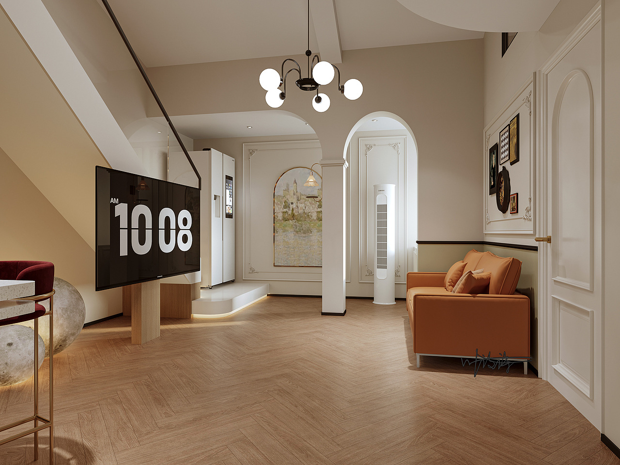 家装设计|治愈系轻法式奶油风