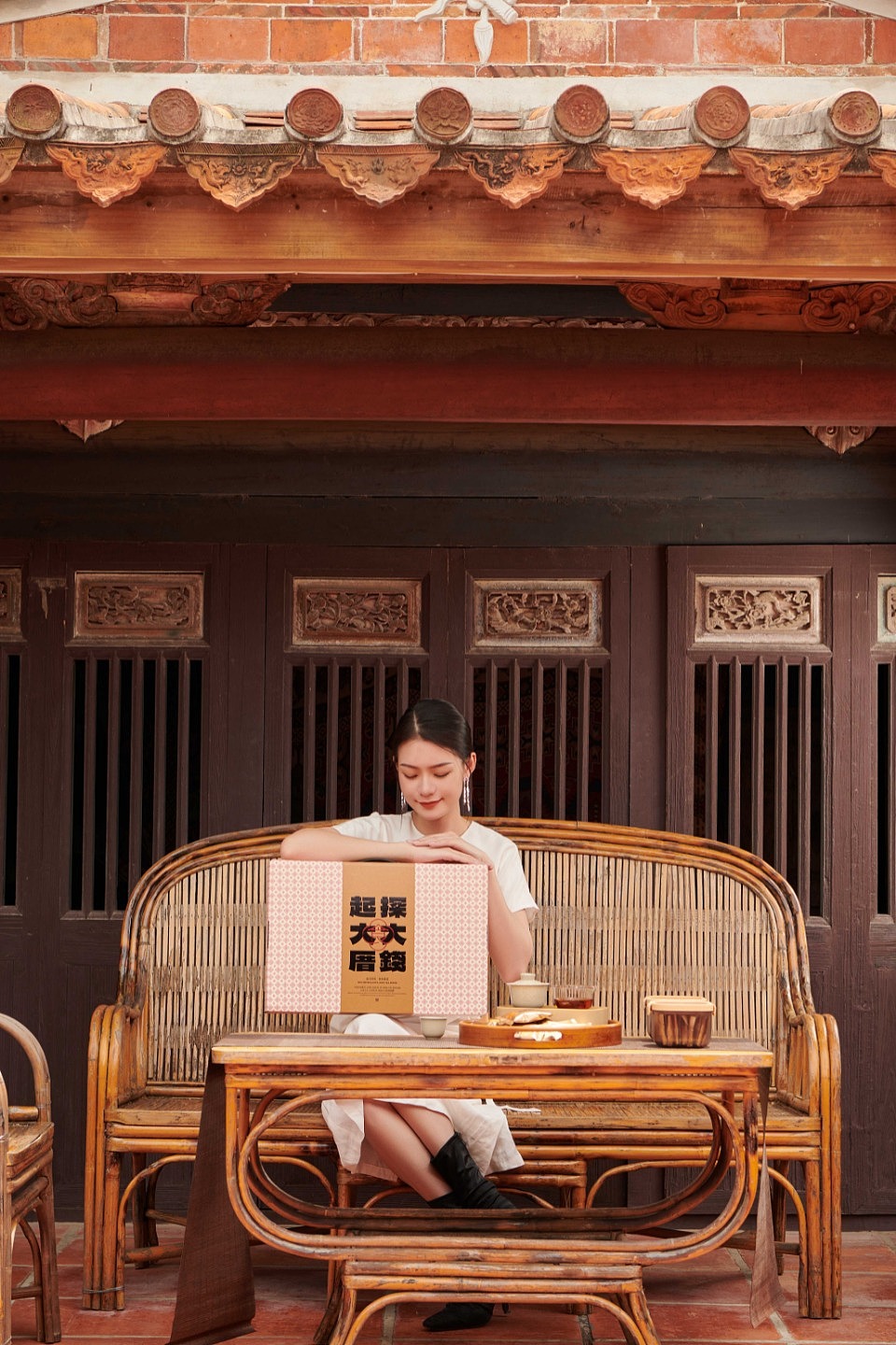 包装设计| 闽南茶食礼「大厝」