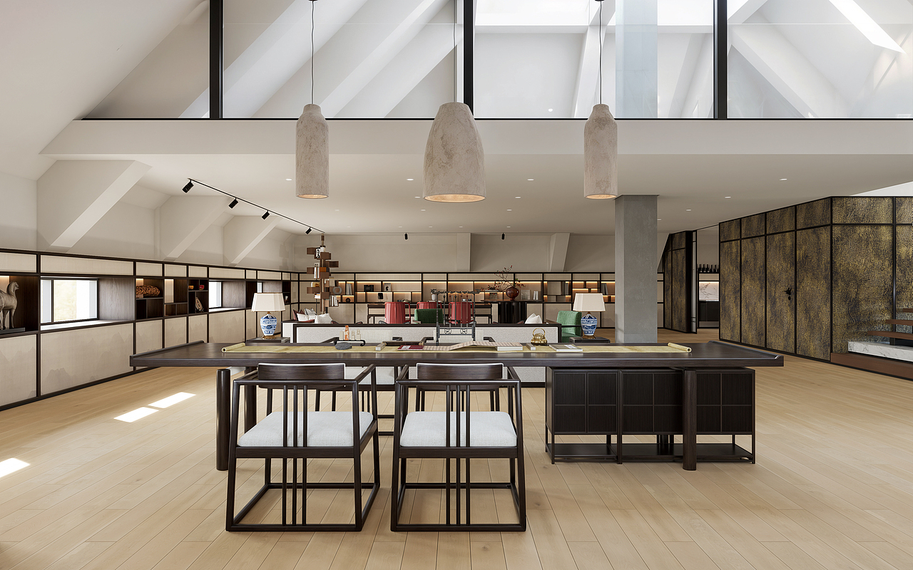 中式会所展厅——长沙佐尚视觉