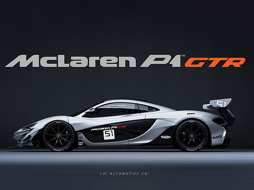 McLaren P1 GTR_CGI