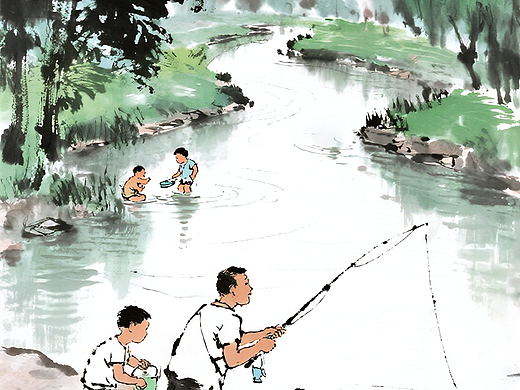 夏日河畔