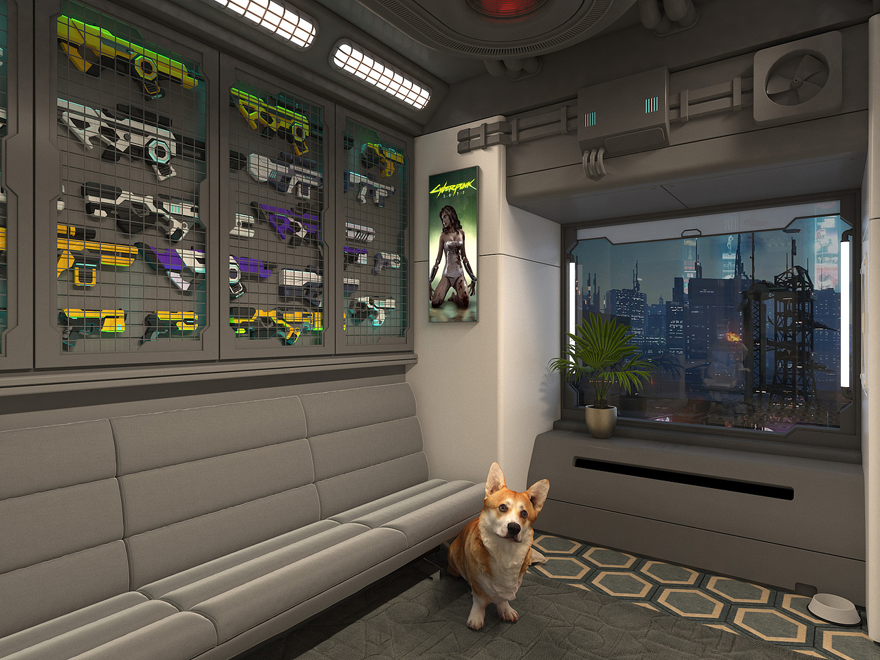 赛博朋克风格小户型